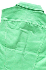 DAMSKA BEZRĘKAWNIK JEANSOWY LEE SLEEVELESS RIDER SPRING GREEN L547EV27 KAMIZELKA