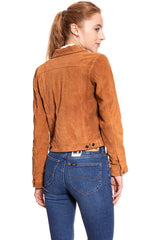 DAMSKA KURTKA SKÓRZANE LEE SUEDE JACKET AUTUMN GLAZE L58XYLTE