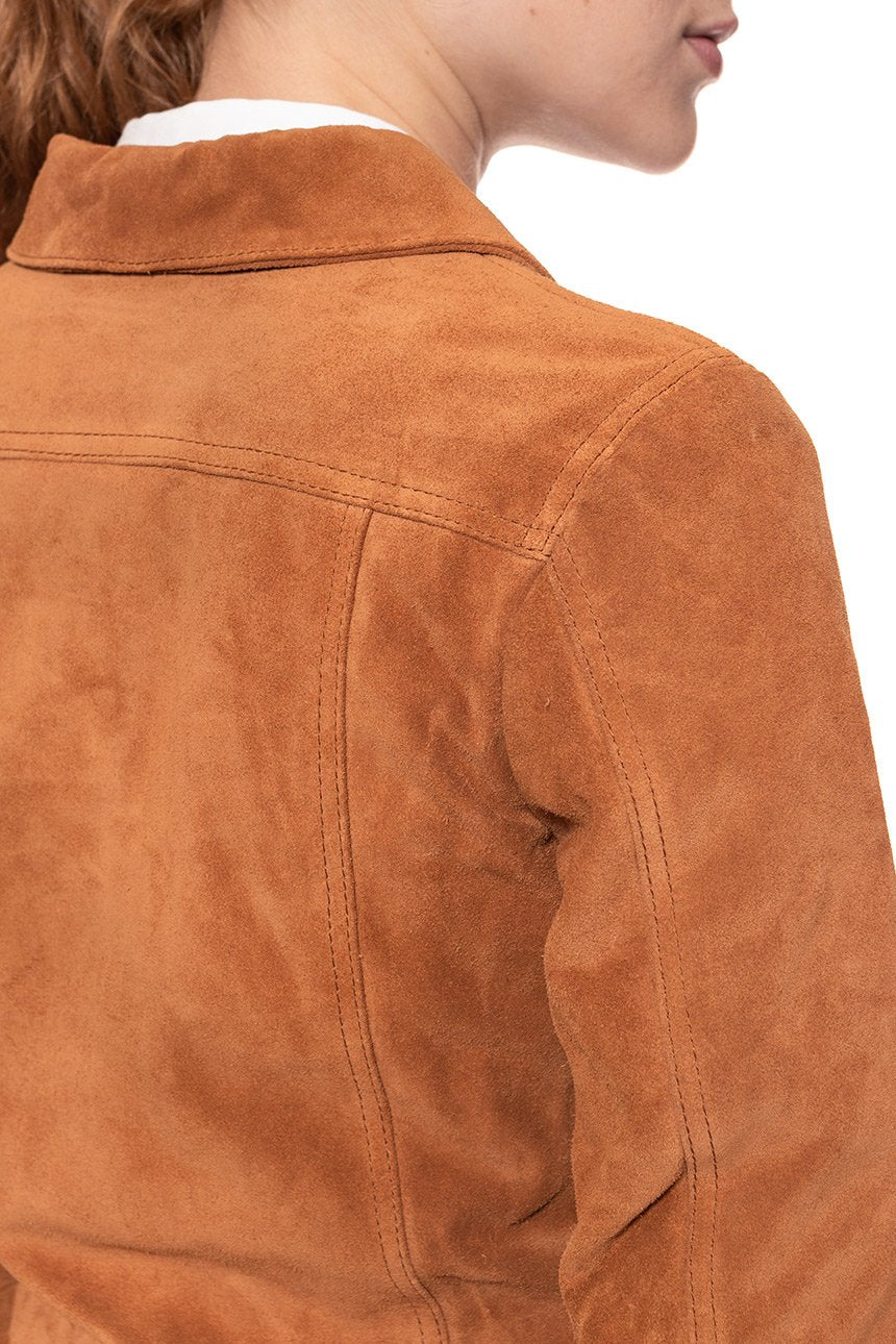 DAMSKA KURTKA SKÓRZANE LEE SUEDE JACKET AUTUMN GLAZE L58XYLTE