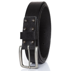 PASEK WRANGLER PATCH BELT BLACK W0B00U101