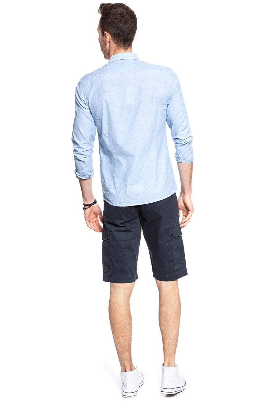 SPODENKI MĘSKIE WRANGLER NEW CARGO SHORT NAVY W15CP8114