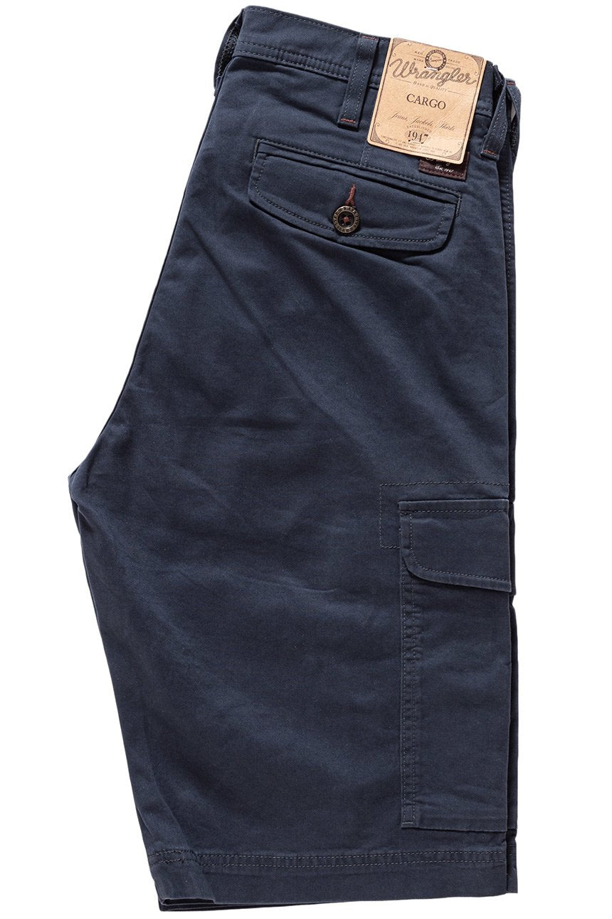 SPODENKI MĘSKIE WRANGLER NEW CARGO SHORT NAVY W15CP8114