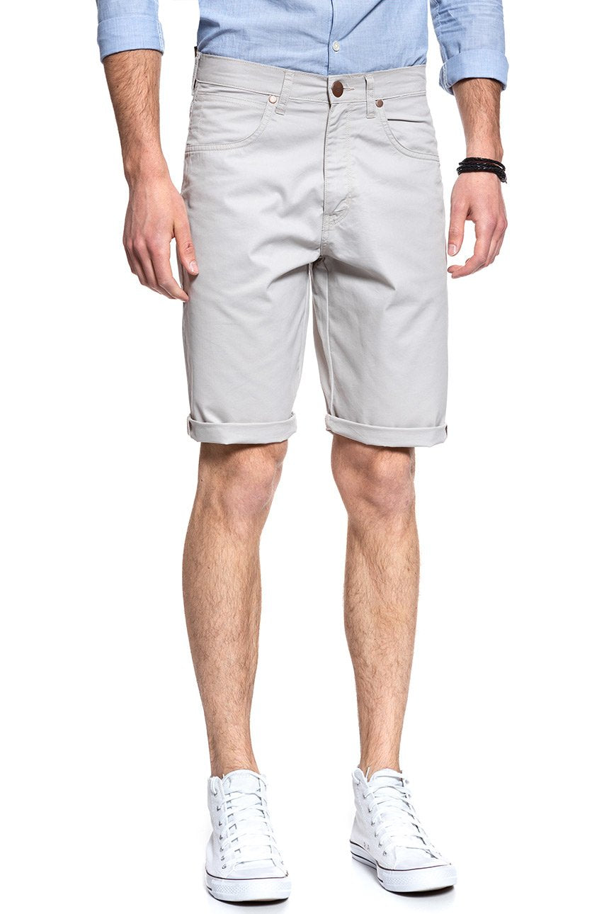 SPODENKI MĘSKIE WRANGLER REGULAR SHORTS EGGSHELL W15UAN18N