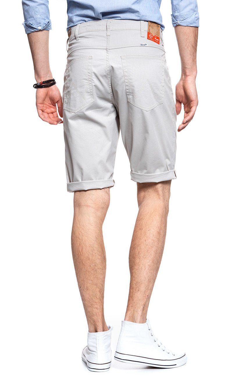 SPODENKI MĘSKIE WRANGLER REGULAR SHORTS EGGSHELL W15UAN18N