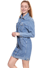 DAMSKA SUKIENKA WRANGLER TRUCKER DRESS STONEWASH W236BG96V