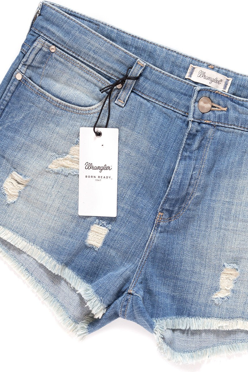 DAMSKIE SPODENKI WRANGLER BOYFRIEND SHORT SUNFADED W29AC293G