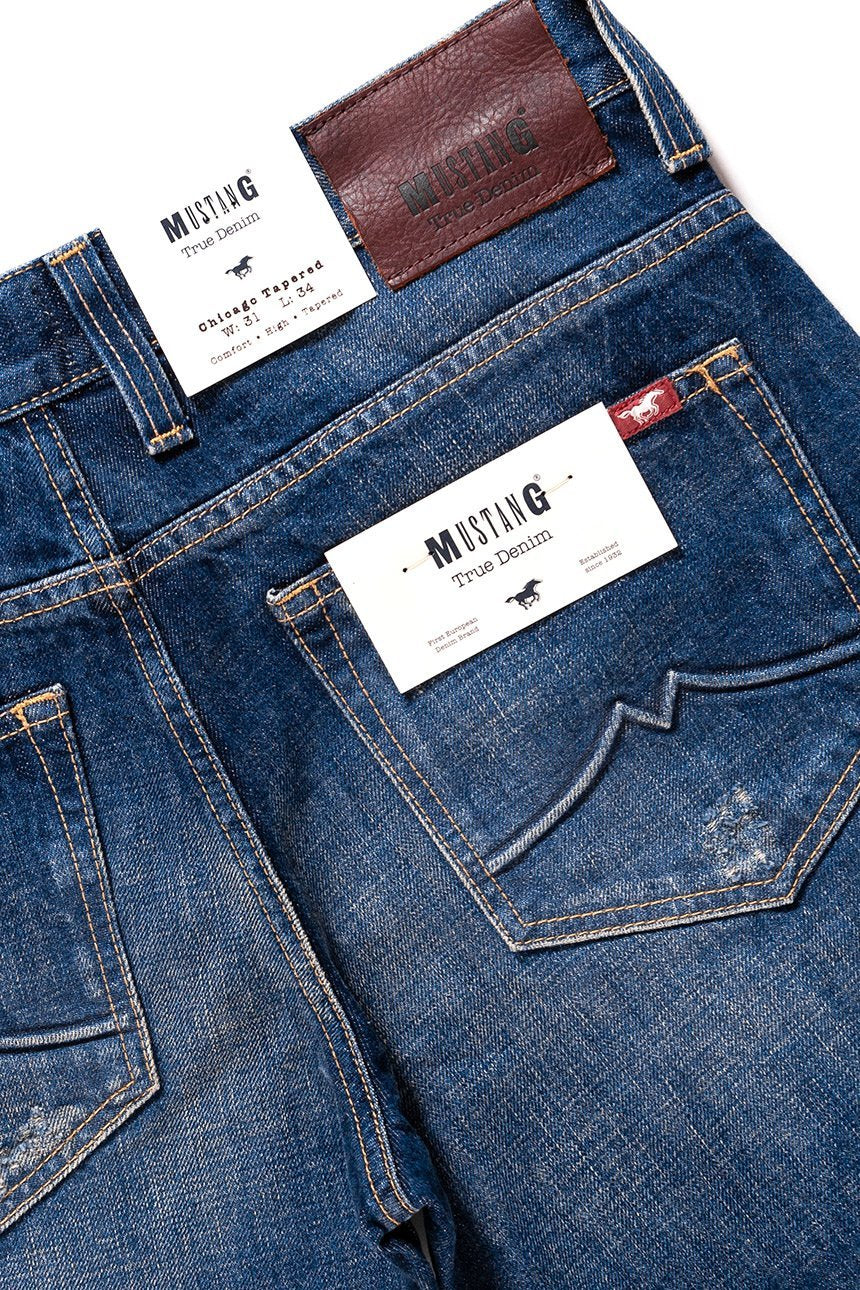 MUSTANG Chicago Tapered DENIM BLUE 1006586 5000 984