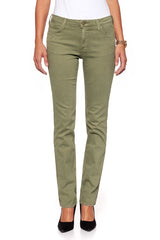 JEANSY DAMSKIE LEE MARION ARMY GREEN L301FRGX