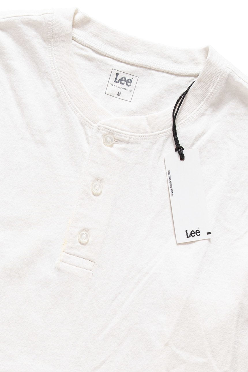 BLUZA MĘSKA LEE HENLEY OFF WHITE L61JSWMK OUTLET