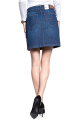 SPÓDNICA JEANSOWA LEE A LINE SKIRT DARK GARNER L38NDJUV