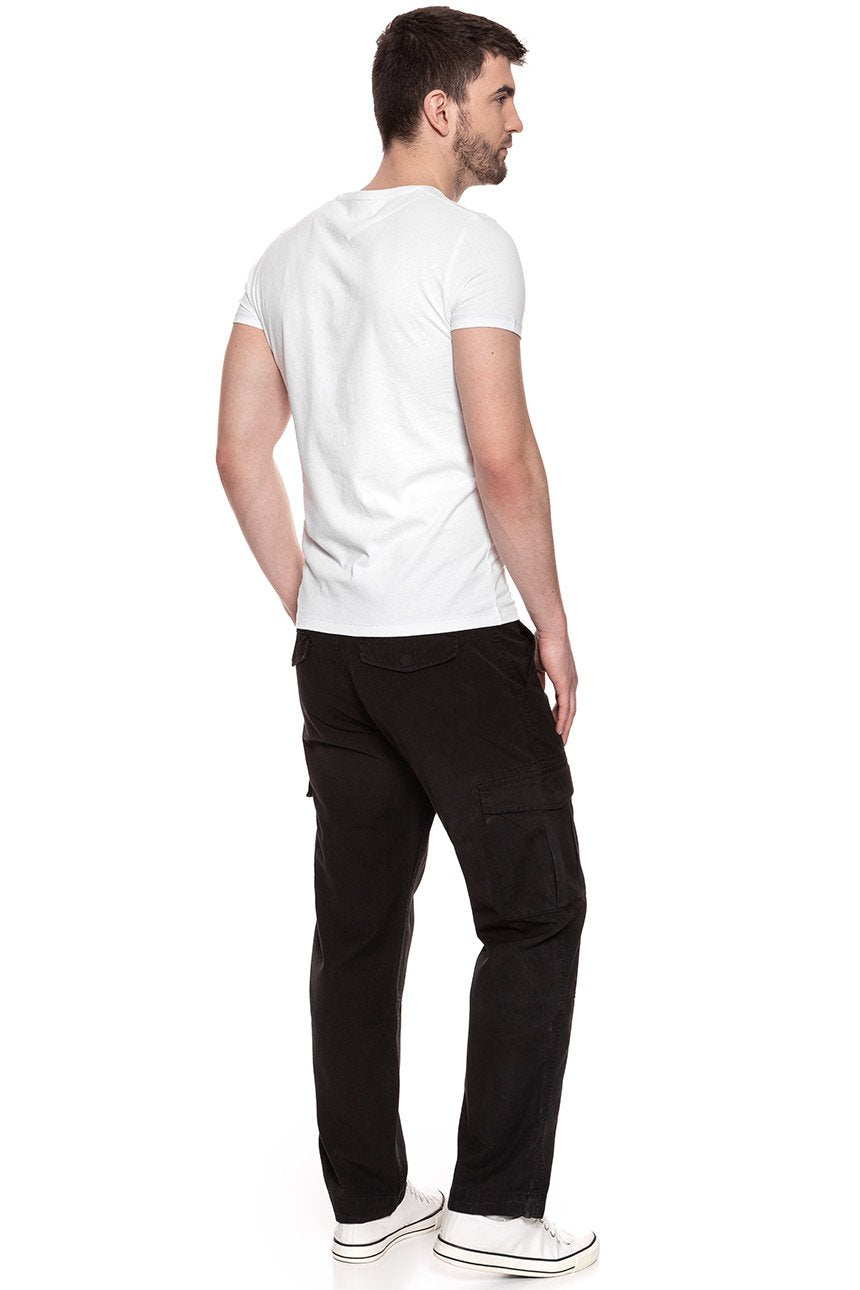 LEE SPODNIE MĘSKIE FATIGUE PANT BLACK L73ACJ01