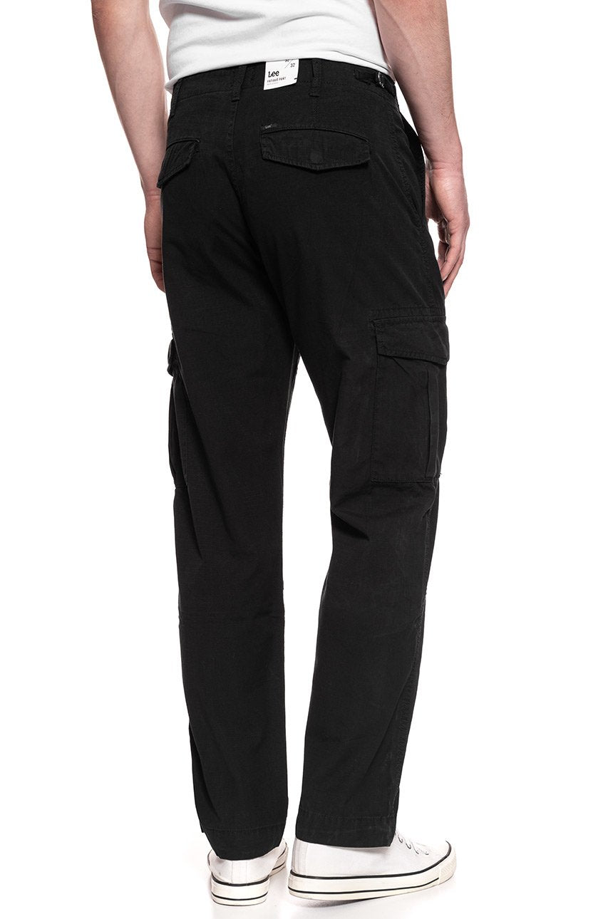 LEE SPODNIE MĘSKIE FATIGUE PANT BLACK L73ACJ01