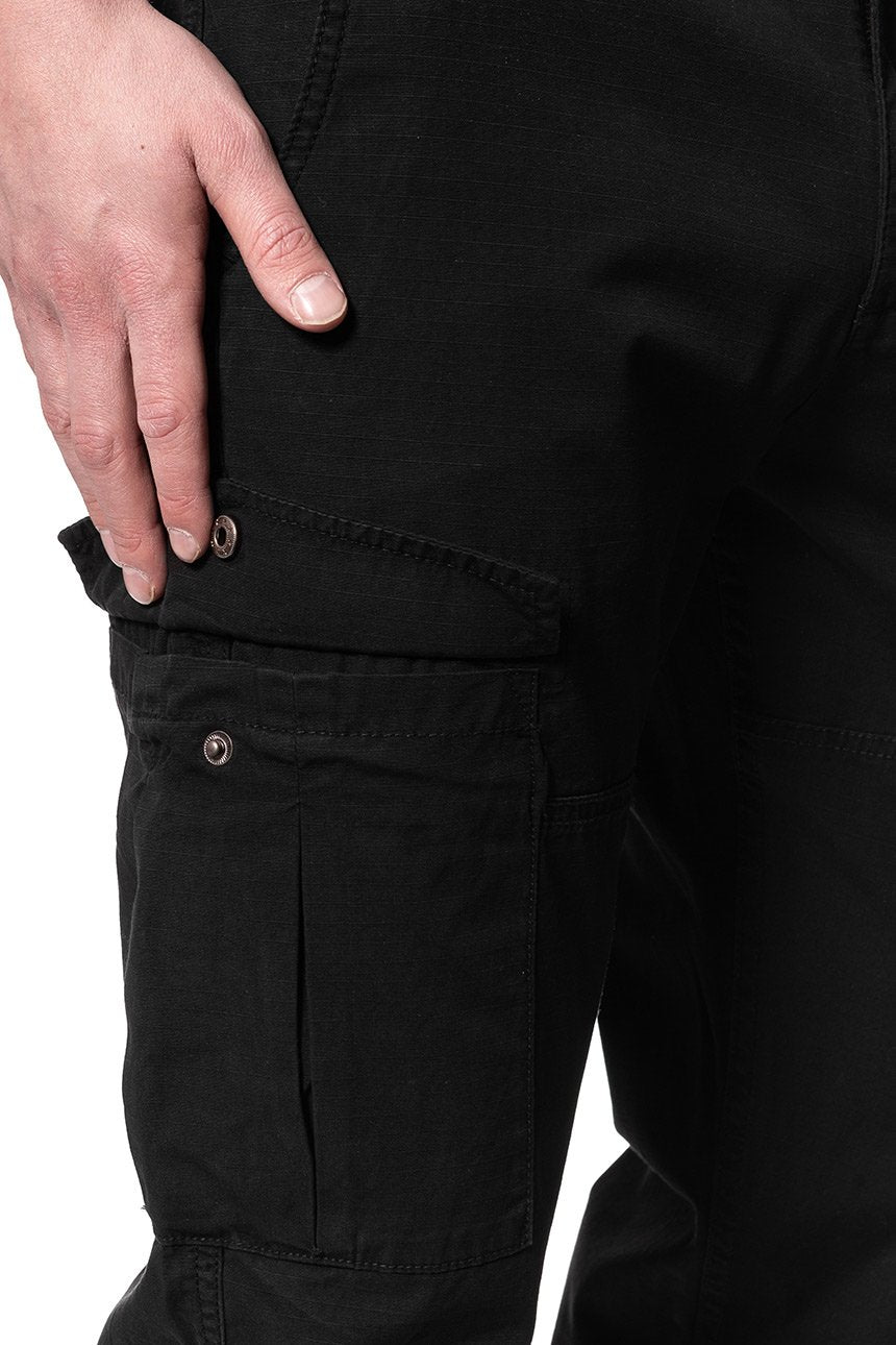 LEE SPODNIE MĘSKIE FATIGUE PANT BLACK L73ACJ01