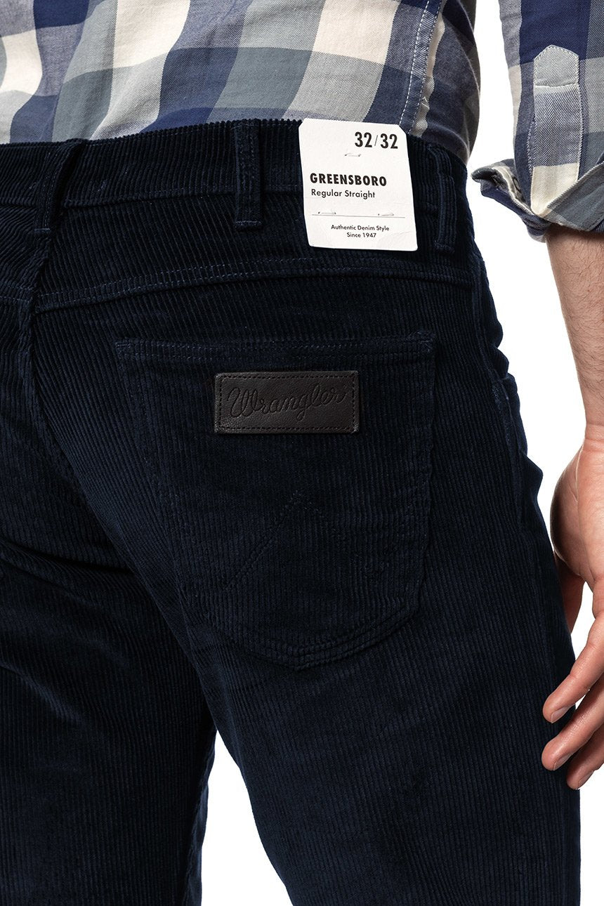 WRANGLER SPODNIE MĘSKIE GREENSBORO DARK NAVY W15QA2XAE