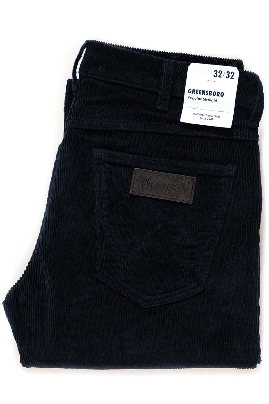 WRANGLER SPODNIE MĘSKIE GREENSBORO DARK NAVY W15QA2XAE