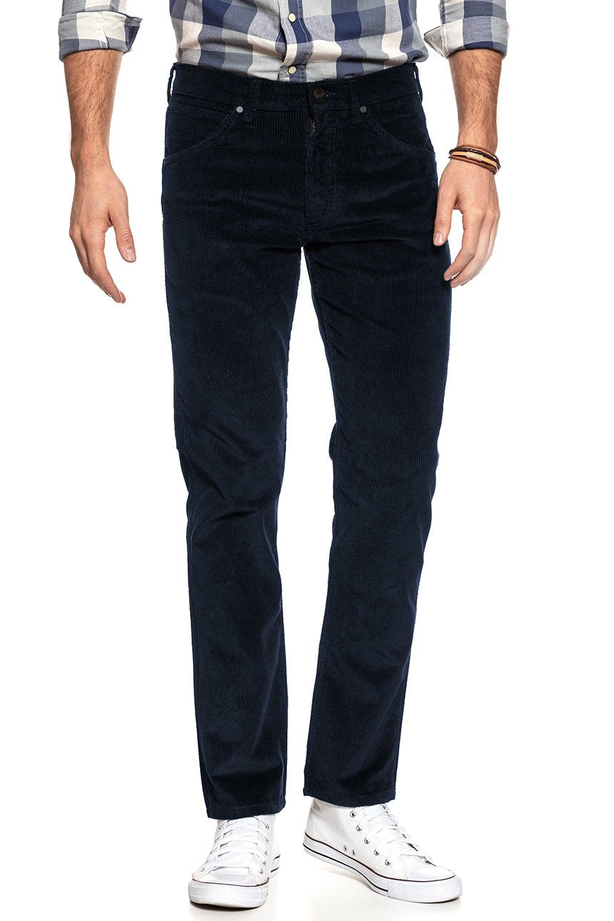 WRANGLER SPODNIE MĘSKIE GREENSBORO DARK NAVY W15QA2XAE