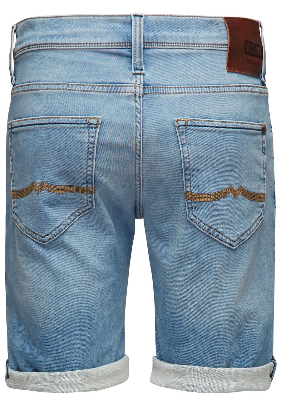 MUSTANG CHICAGO SHORT MĘSKIE SZORTY JEANSOWE KRÓTKIE SPODENKI DENIM BLUE 1005644 5000 313