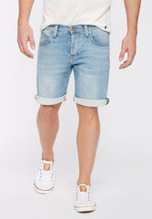 MUSTANG CHICAGO SHORT MĘSKIE SZORTY JEANSOWE KRÓTKIE SPODENKI DENIM BLUE 1005644 5000 313