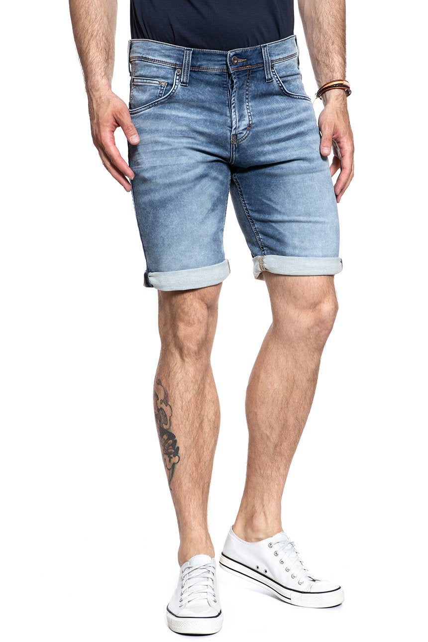 SPODENKI MUSTANG Chicago Short DENIM BLUE 1007754 5000 313