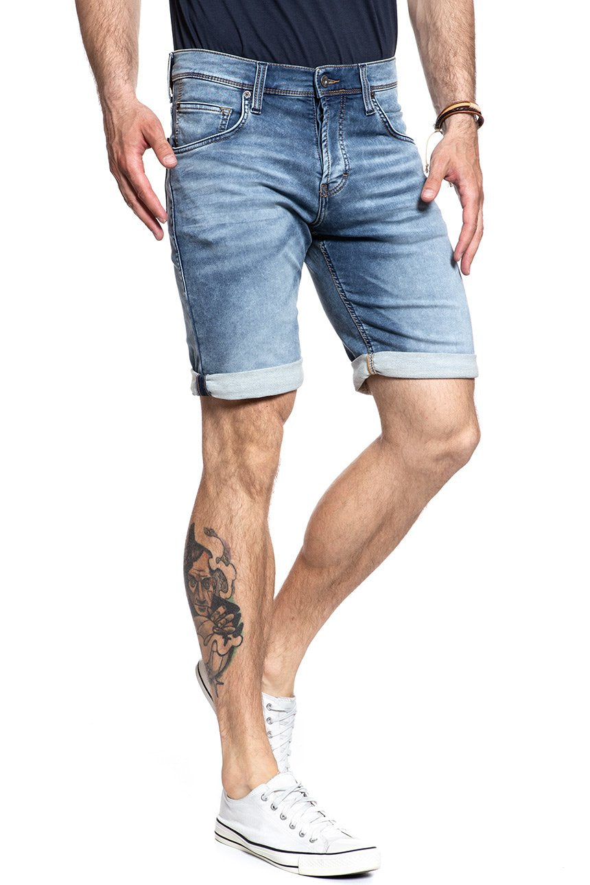 SPODENKI MUSTANG Chicago Short DENIM BLUE 1007754 5000 313