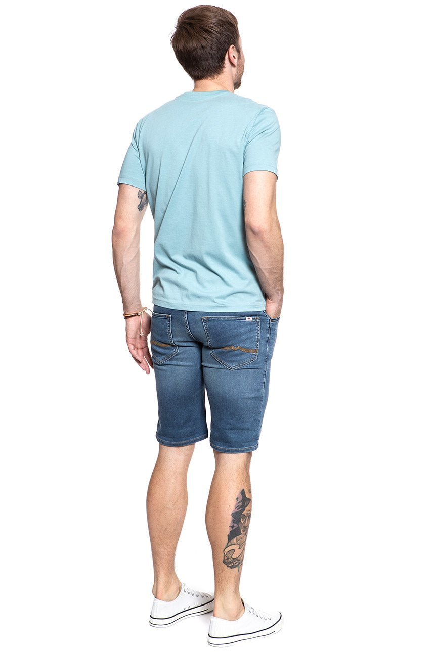 SPODENKI MUSTANG Chicago Short DENIM BLUE 1007754 5000 883