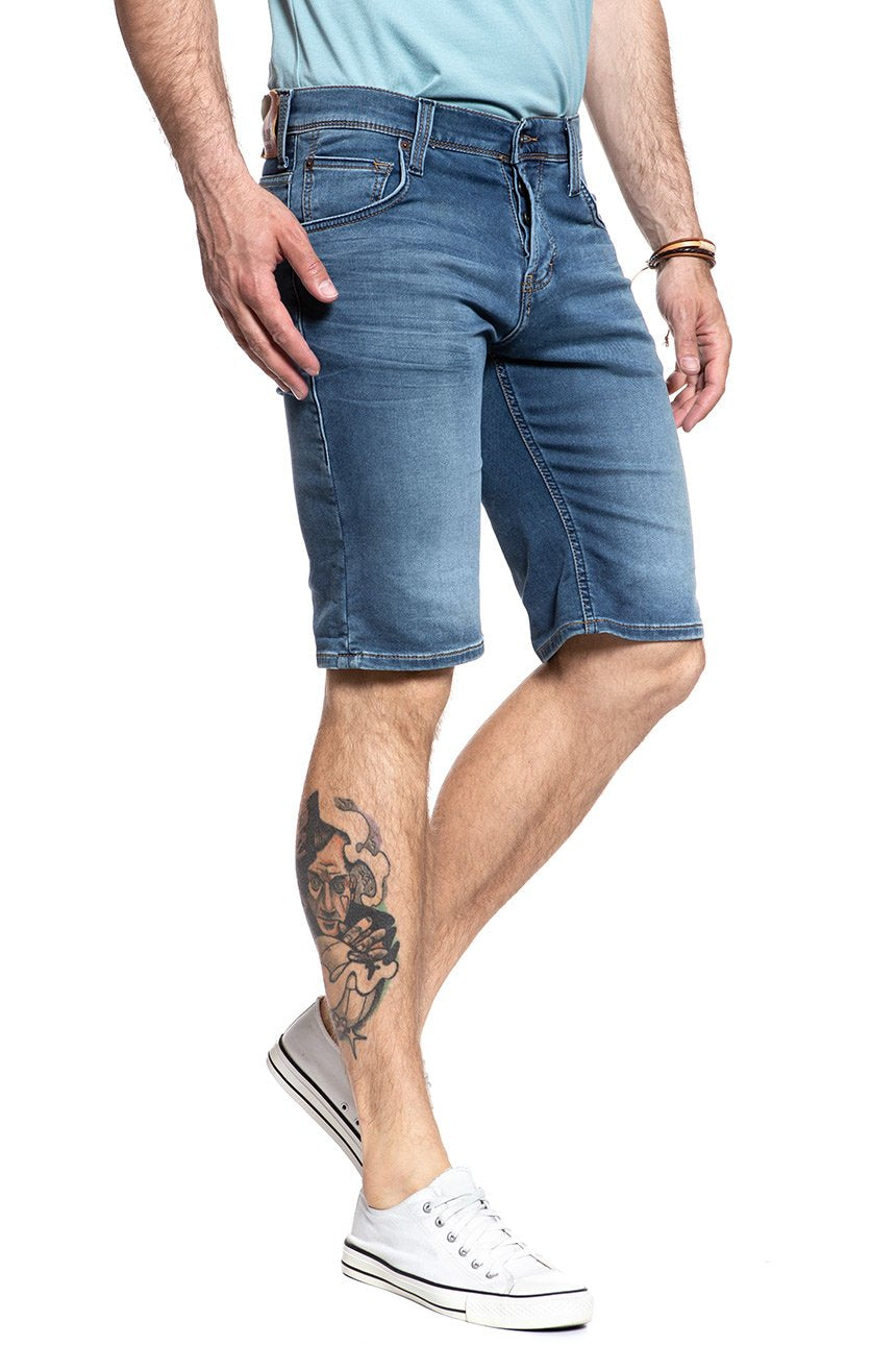 SPODENKI MUSTANG Chicago Short DENIM BLUE 1007754 5000 883