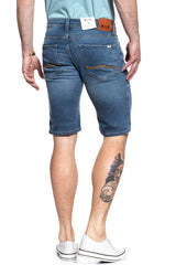 SPODENKI MUSTANG Chicago Short DENIM BLUE 1007754 5000 883