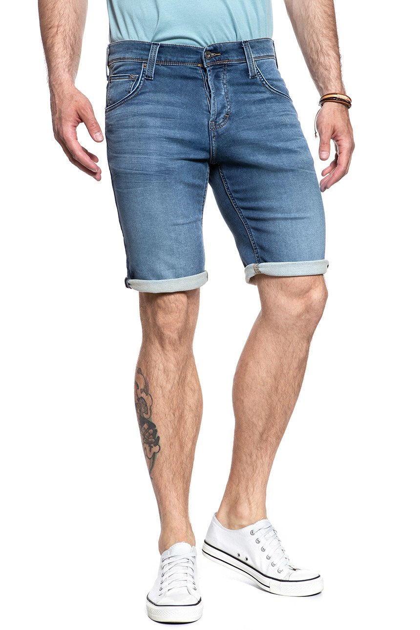 SPODENKI MUSTANG Chicago Short DENIM BLUE 1007754 5000 883