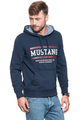 MUSTANG BLUZA Bennet H Logo DARK SAPPHIRE 1008008 4136