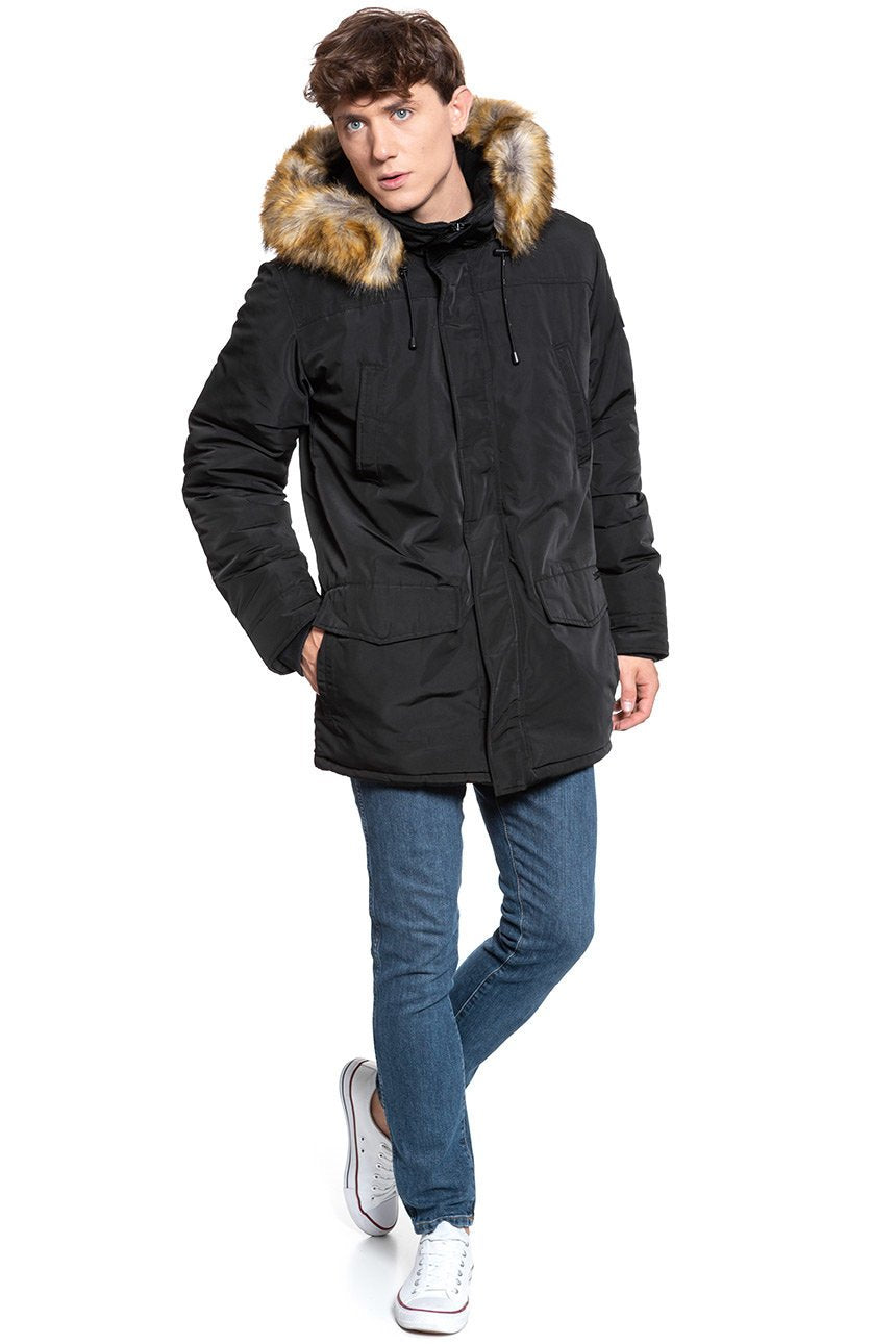 KURTKA ZIMOWA MUSTANG Dietmar H Parka CAVIAR 1008242 4132