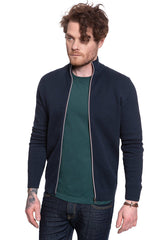 MUSTANG Edgar Zip Cardigan DARK SAPPHIRE 1008276 4136