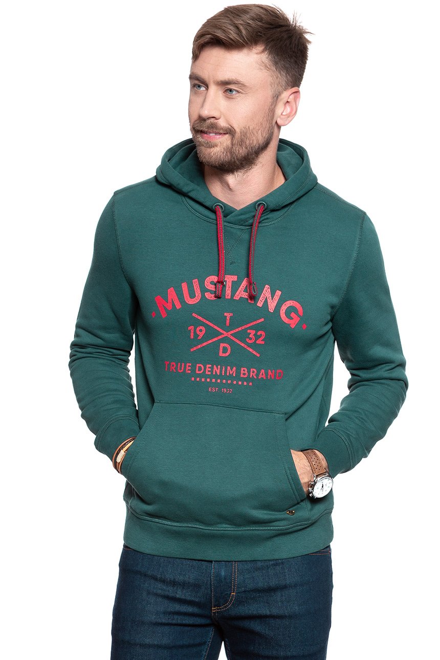 BLUZA MUSTANG Bennet H Logo GREEN GABLES 1008528 6432