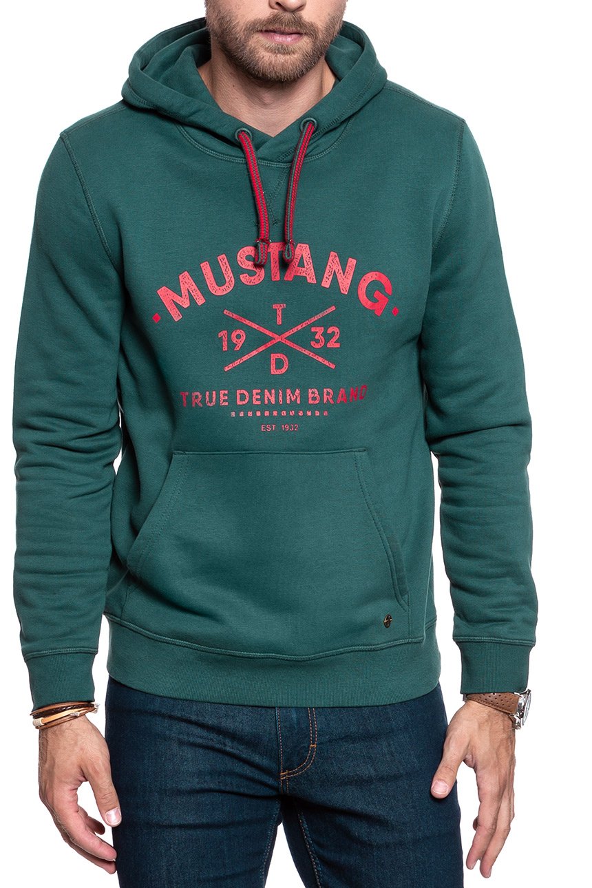 BLUZA MUSTANG Bennet H Logo GREEN GABLES 1008528 6432