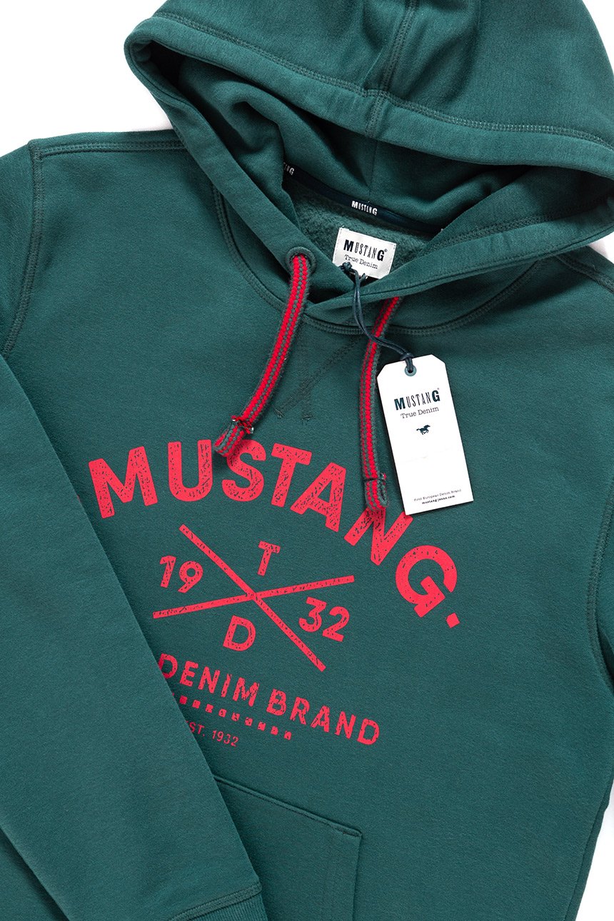 BLUZA MUSTANG Bennet H Logo GREEN GABLES 1008528 6432