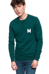 MUSTANG Emil C Jumper MĘSKI SWETER KLASYCZNY DEEP TEAL 1008650 6433