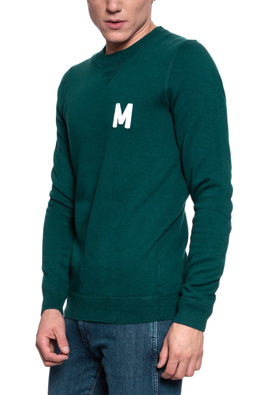 MUSTANG Emil C Jumper MĘSKI SWETER KLASYCZNY DEEP TEAL 1008650 6433