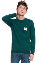 MUSTANG Emil C Jumper MĘSKI SWETER KLASYCZNY DEEP TEAL 1008650 6433