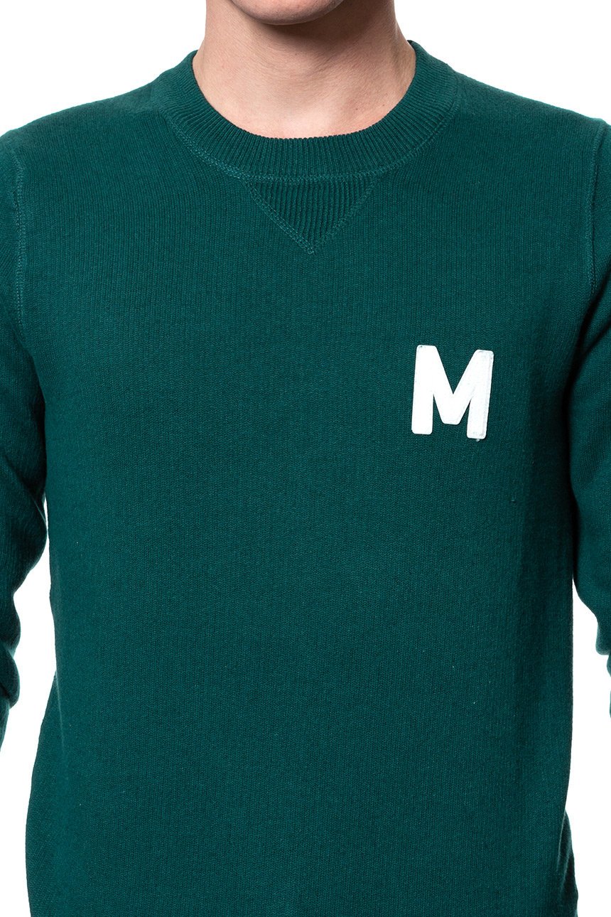 MUSTANG Emil C Jumper MĘSKI SWETER KLASYCZNY DEEP TEAL 1008650 6433