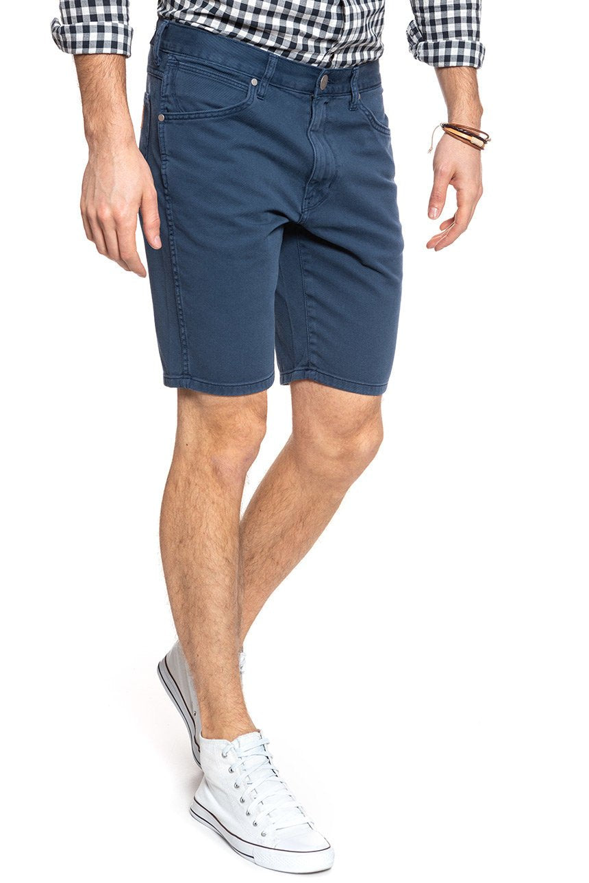 SPODENKI MĘSKIE WRANGLER 5 POCKET SHORT PEACOAT INDIGO W14CLV33G