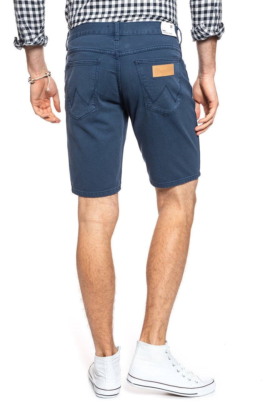 SPODENKI MĘSKIE WRANGLER 5 POCKET SHORT PEACOAT INDIGO W14CLV33G