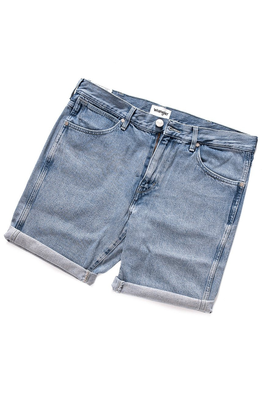 SPODENKI MĘSKIE WRANGLER 5 POCKET SHORT SUNSET BLUE W14CGF26R