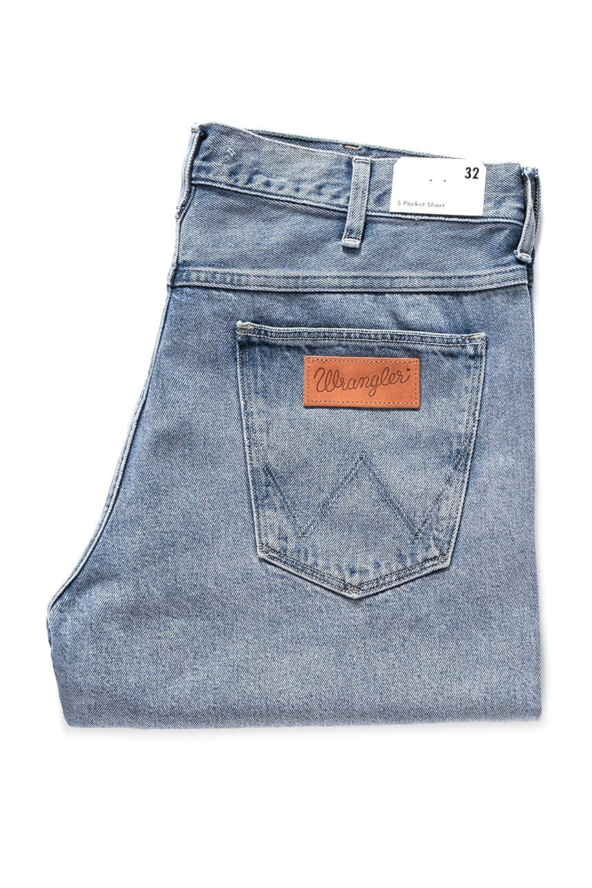 SPODENKI MĘSKIE WRANGLER 5 POCKET SHORT SUNSET BLUE W14CGF26R