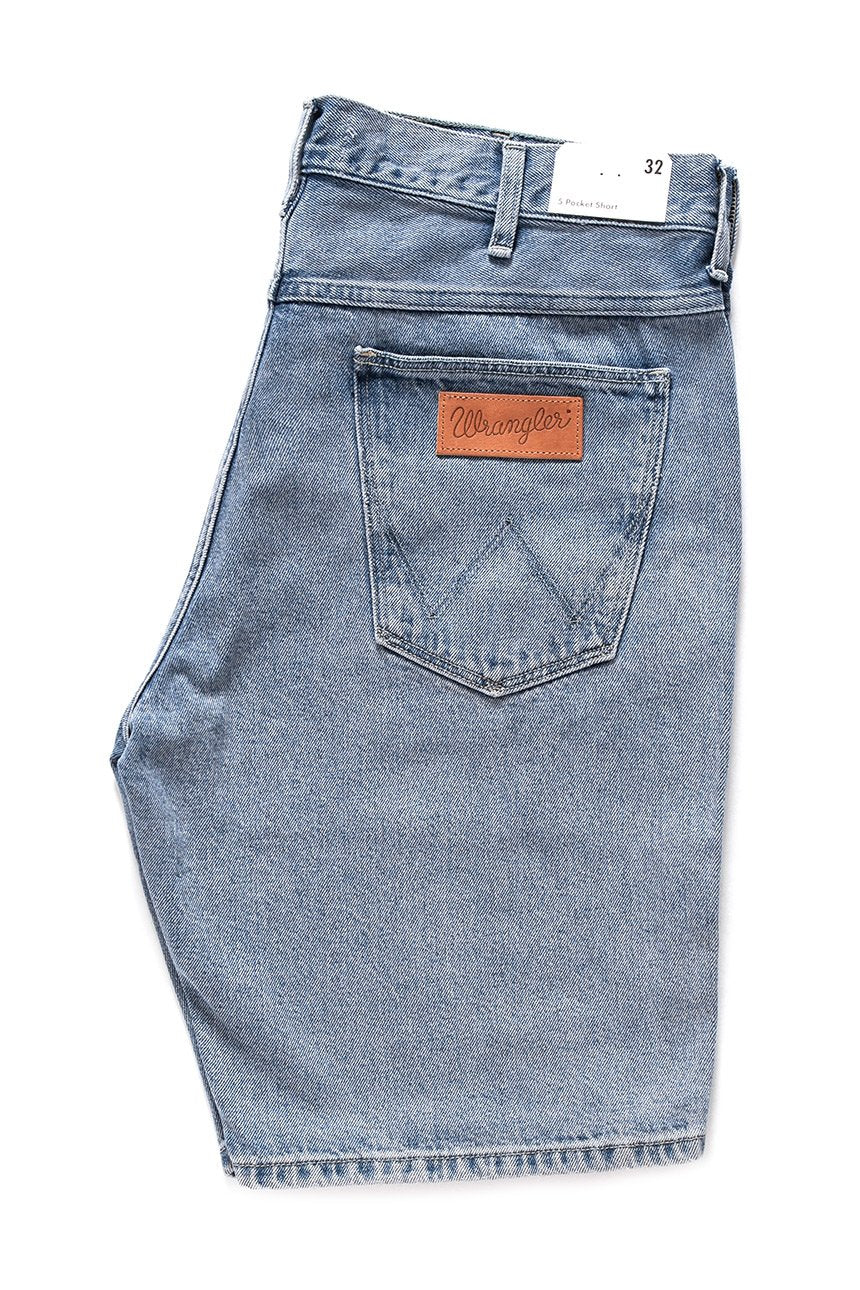 SPODENKI MĘSKIE WRANGLER 5 POCKET SHORT SUNSET BLUE W14CGF26R