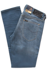 JEANSY LEE MĘSKIE DAREN INDIGO COATED WORN L706SBZX OUTLET