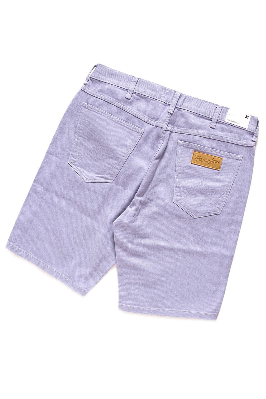 SPODENKI WRANGLER 5 POCKET SHORT HEIRLOOM LILAC W14CLV33C