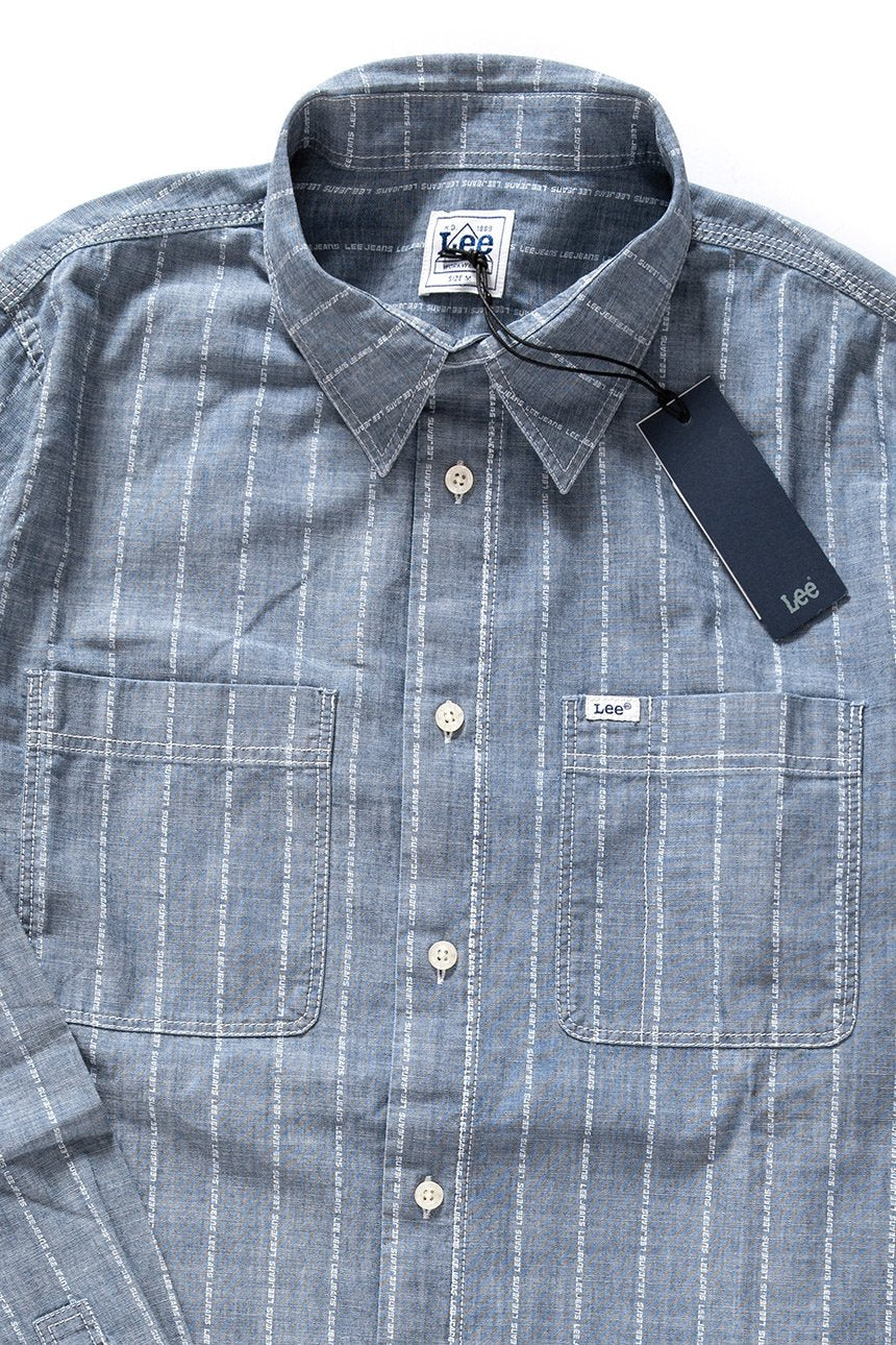 KOSZULA MĘSKA LEE WORKER SHIRT INDIGO L67ZWADK