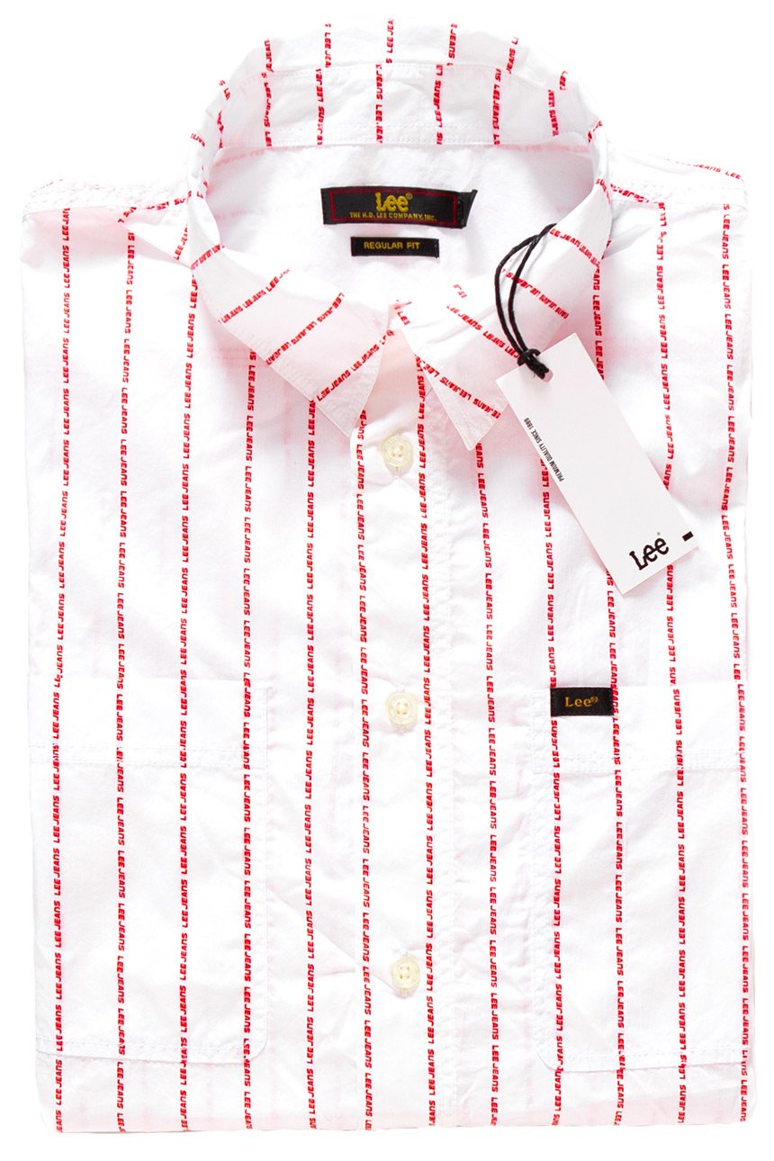 KOSZULA MĘSKA LEE WORKER SHIRT BRIGHT WHITE L67ZWKLJ