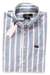 KOSZULA MĘSKA LEE SLIM BUTTON DOWN FROST BLUE L66XRGMJ