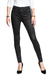 WRANGLER HIGH RISE SKINNY COATED BLACK W27HWT067