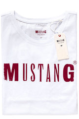 MUSTANG LOGO TEE GENERAL WHITE 1005455 2045